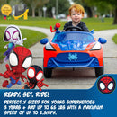 Dynacraft Spider-Man 6V Electric Ride-On Superhero Car for Kids