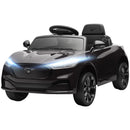 12V Ford Mustang Mach-E Kids Ride-On Car with Remote Control and LED Lights - Black