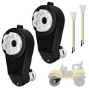 Set of 2 Motors with Gearbox for 12V Ride-On Toy Cars