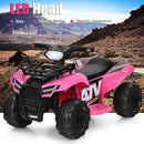 Pink Toddler Electric ATV: Rechargeable 6V, MP3 USB, Horn, Ages 18-36 Months