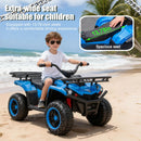 24V 160W Children's Off-Road ATV with Bluetooth, LED Lights, and Storage Racks