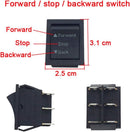 Ride-On Toy Car Switch Set, 2 Pieces, Compatible with 6V and 12V, Plug-In with 6 Connectors