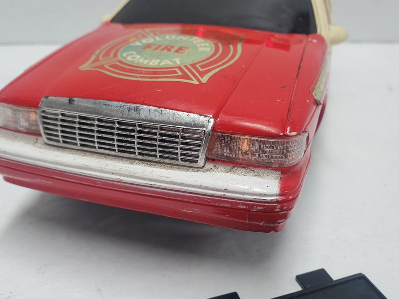 1994 Bright Fire Chief Rapid Response 911 Battery Operated Car Toy