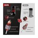 Dual 2-Trumpet Metal Air Horn Kit with Dual Air Compressors, 12V 150dB