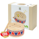 PlanToys Classic Wooden Drum Instrument