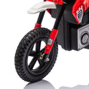 24V Children's Electric Motocross Bike with 200W Hub Motor and LED Music Features