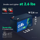 HeyFuture 24V 6Ah LiFePO4 Battery for Children’s Ride-On Vehicles