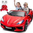 36V Corvette Electric Ride-On Car for Kids, 4WD Battery-Powered Toy