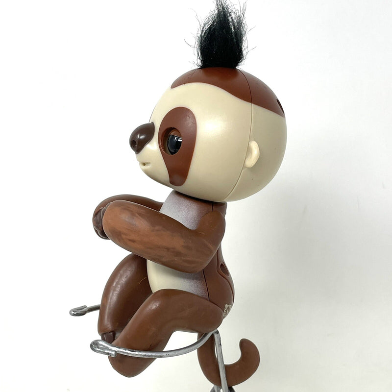 Interactive Talking Brown Baby Sloth Fingerling Toy with Motion