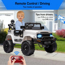 Hetoy 12V Remote Control Electric Ride-On Truck for Kids