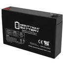 6V 7AH Rechargeable Battery for Children's Electric Ride-On Cars 5.94 x 1.42 x 3.94 in