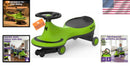 Green Wiggle Twist Ride-On Car for Kids