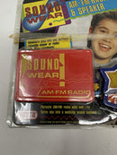 Retro 80s AM/FM Radio Toy in Red – 1989 Classic