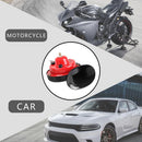 Dual High-Performance 12V Snail Car Horns, 300DB Sound Output, Durable Tone Kit