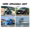 300DB Dual Pack Train Horn - Waterproof 12V Alarm Speaker for Vehicles