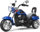 3-Wheel Electric Motorcycle for Kids, Blue