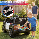 24V 4WD Licensed Chevrolet Electric Police Car for Kids - 2-Seater Ride-On