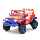 Bluey 12V Electric Ride-On Car with Functional Headlights for Kids 3 and Up