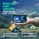 24V 6Ah LiFePO4 Battery with Integrated 6A BMS, Rechargeable for Over 2000 Deep Cycles