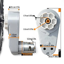 24V RS775 Motor Gearbox Upgrade Kit for Power Wheels - 2 Pack