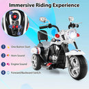 6V Children's Chopper Motorcycle 3-Wheel Trike with Headlight and Horn