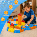 Toy Electric Train and Car Track Playset for Children Ages 3 to 8