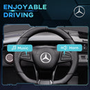 12V Licensed Mercedes-Benz AMG GTR Ride-On Car for Kids with Remote Control, Black