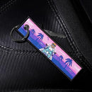 Beach Pink Sunset Ride Keychain for Motorcycles, Scooters, and Cars
