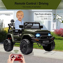 Spring Green 12V Kids' Electric Ride-On Truck with Remote Control