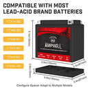 YTX14-BS 12V 8Ah Lithium Powersport ATV Motorcycle Battery with 480A CCA