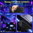 7''x3'' Animated Dual LED Motorcycle Windshield Lights with APP & Remote Control