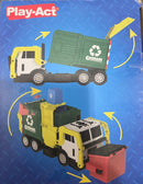 JOYIN 35-Piece Garbage Truck Toy Set with Lights, Sounds, and Friction Power