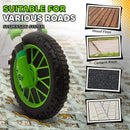 Green 12V Electric Motorcycle for Kids with Treaded Tires and 5mph Speed