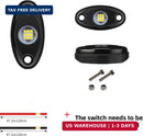 24 White LED Rock Lights for Trucks, UTVs, ATVs, SUVs, RZRs, and Pickups