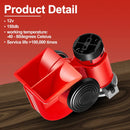 Set of 2 Electric 12V 150dB Train Horns for Vehicles and Boats