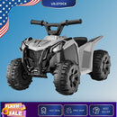 6V Kids Electric ATV Quad 4-Wheeler with Gray Treaded Tires - 1.8MPH
