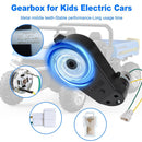12V High-Speed RS550 Gearbox Motor Set for Powered Wheels - 2 Pieces