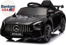 Mercedes Benz AMG GTR 12V Kids Electric Ride-On Car, Black