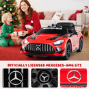 Licensed Mercedes-AMG GT3 Kids Ride-On Car with Remote Control and 3 Speed Options