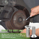 Set of 8 Stainless Steel Brake Disc Rotor Screws and Bolts for Automotive Use