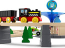 Electric Magnetic Locomotive Toy Train for Wooden Tracks