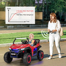 12V Dual-Seater Electric UTV for Kids with Suspension, Lights, and Music