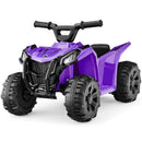6V Gray Kids Quad ATV Ride-On 4-Wheeler Toy at 1.8MPH