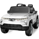 OROFULL 24V Chevrolet Electric Ride-On Car with LED Lights and MP3, White
