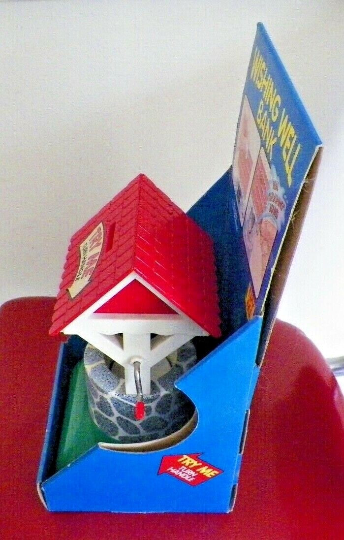 Wishing Well Coin Bank with Realistic Sounds and Included Batteries