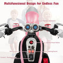 Pink Harley Davidson Battery-Powered Electric Motorcycle for Kids
