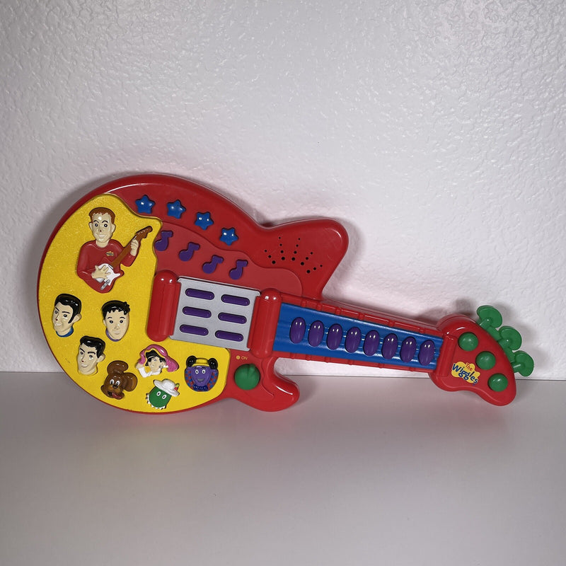 Red Spin Master Musical Guitar Toy 2003