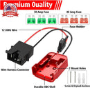 Milwaukee 18V Battery Adapter for Power Wheels | Set of 2 - 12V Ride-On Toy Batteries