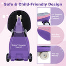 Flashing Wheel Ride-On Car with Lights and Music for Kids 3 Years and Up