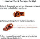24V Battery Charger for Children's Ride-On Vehicles